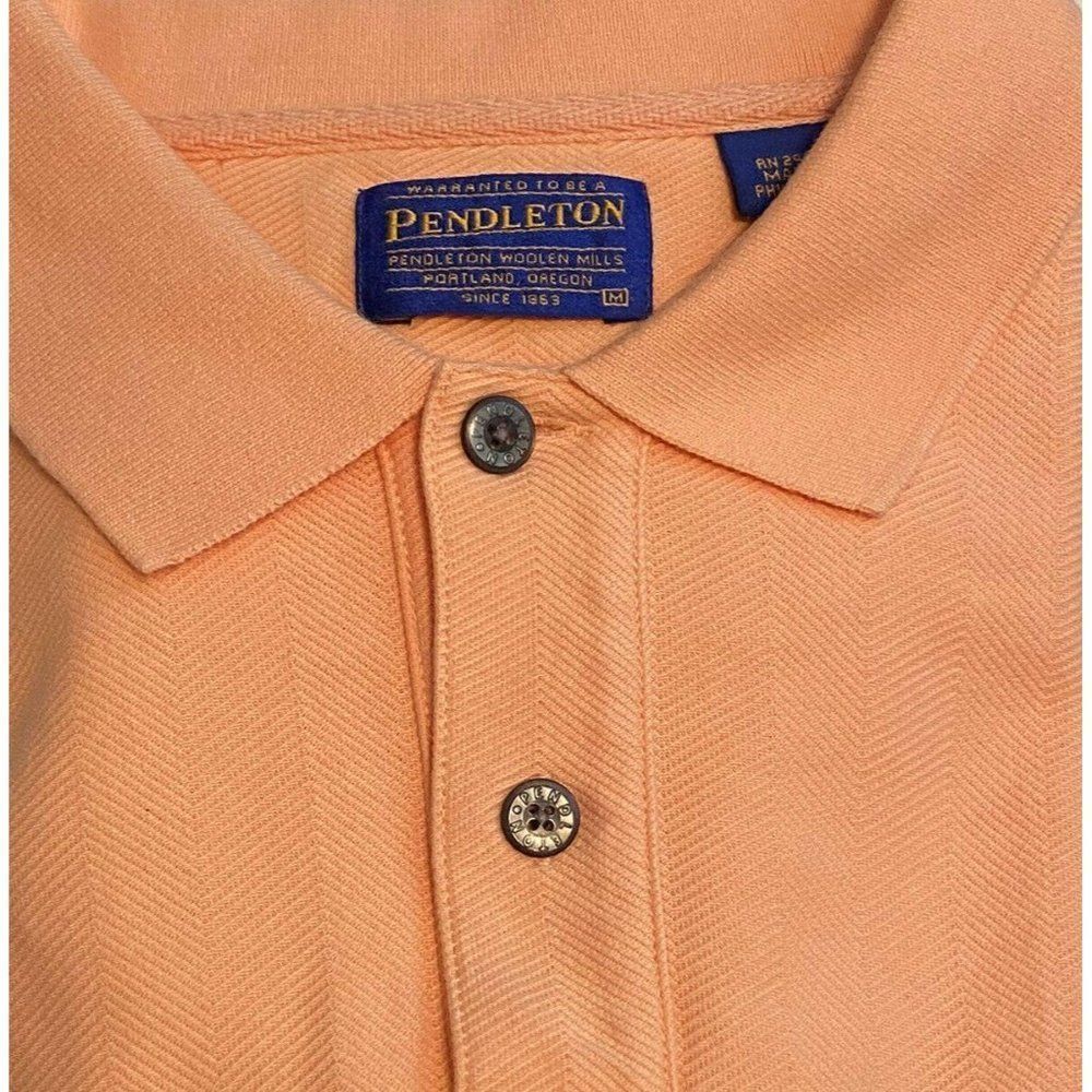 Pendleton Woolen Mills Spring Peach Golf Polo